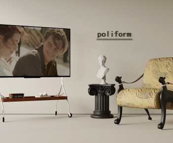 French Style Single Sofa-ID:613789643