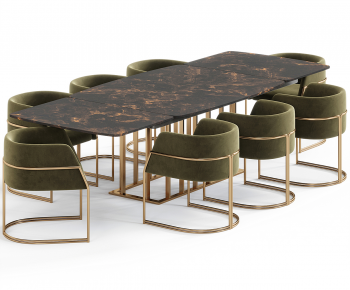 Modern Dining Table And Chairs-ID:445988896