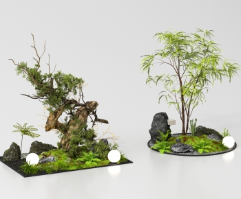 New Chinese Style Plant Landscaping-ID:890511999