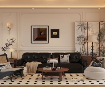 French Style A Living Room-ID:781032097
