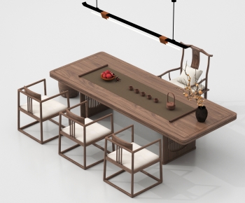 New Chinese Style Tea Tables And Chairs-ID:286206015