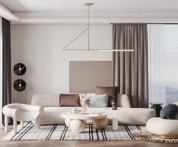 Modern A Living Room-ID:405940063