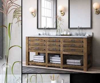 Modern Bathroom Cabinet-ID:591573952