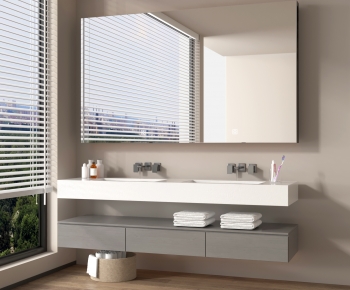 Modern Bathroom Cabinet-ID:138885971