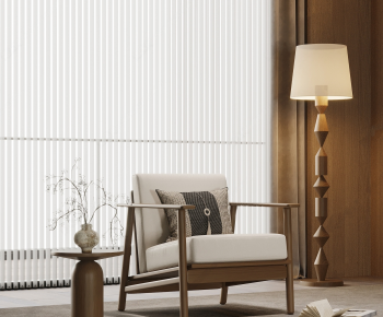 New Chinese Style Lounge Chair-ID:424380068