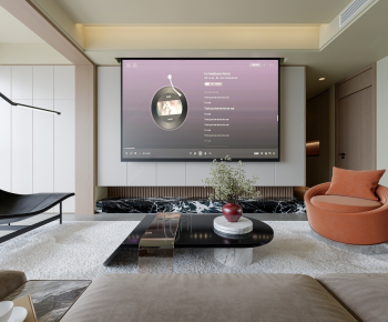 Modern A Living Room-ID:827341112