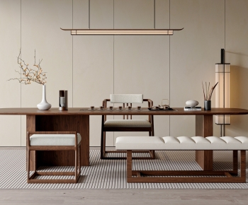 New Chinese Style Tea Tables And Chairs-ID:787664895