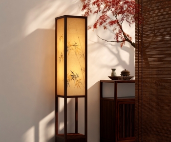 New Chinese Style Floor Lamp-ID:213716037