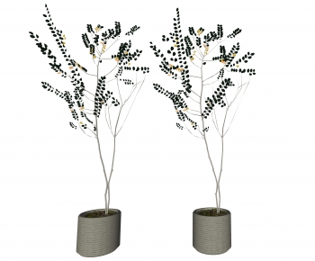 Modern Ground Green Plant Potted Plants-ID:872472051