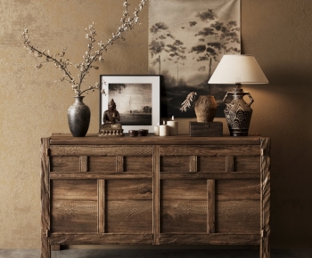 Wabi-sabi Style Side Cabinet-ID:574331058