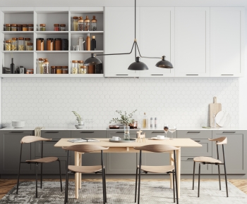 Nordic Style Dining Room-ID:767930031