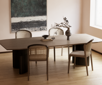 Modern Dining Table And Chairs-ID:987247949