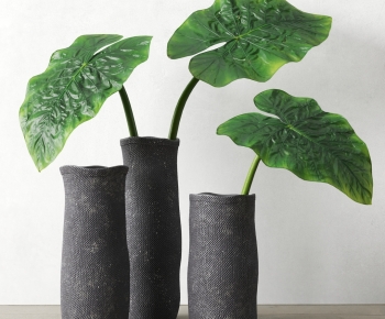 Modern Ground Green Plant Potted Plants-ID:257808924