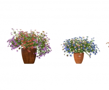 Modern Potted Green Plant-ID:959953071