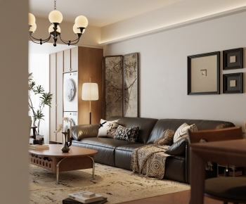 French Style A Living Room-ID:823940993