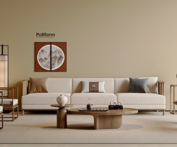 New Chinese Style Sofa Combination-ID:841582063