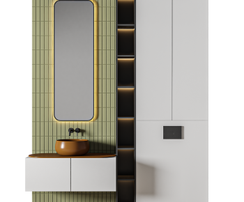 Modern Bathroom Cabinet-ID:161031016
