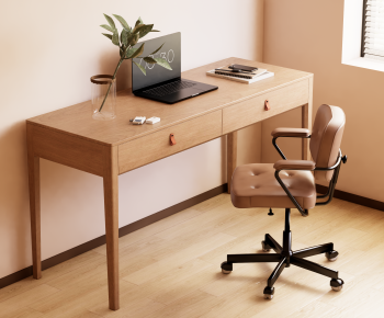 Modern Computer Desk And Chair-ID:962129127