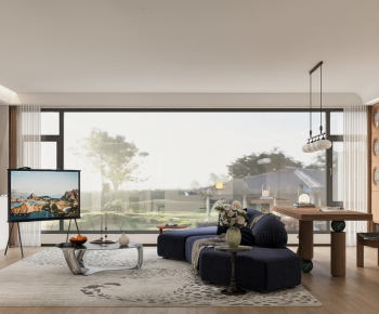 Modern A Living Room-ID:875317108