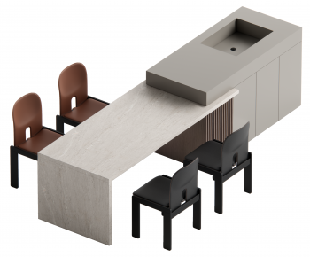 Modern Dining Table And Chairs-ID:631664048