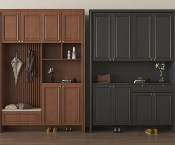 French Style Shoe Cabinet-ID:204451158
