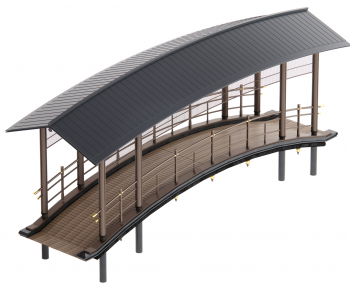 New Chinese Style Bridge-ID:743780164