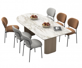 Modern Dining Table And Chairs-ID:532098055