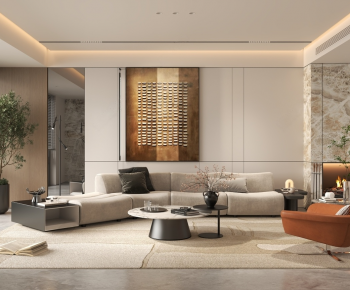Modern A Living Room-ID:456990004