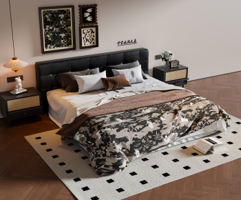 French Style Double Bed-ID:740958934