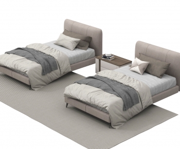Modern Single Bed-ID:241293914
