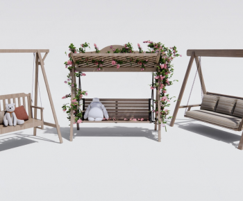 New Chinese Style Hanging Chair-ID:409816981