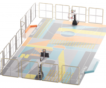 Modern Outdoor Sports Stadium-ID:671056033