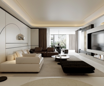 Modern A Living Room-ID:184257031