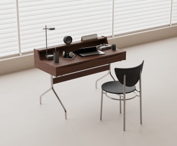 Modern Computer Desk And Chair-ID:899765977