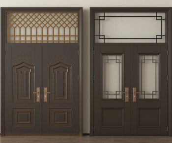 New Chinese Style Double Door-ID:609285121