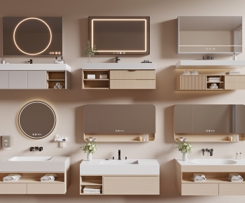 Modern Bathroom Cabinet-ID:969335082