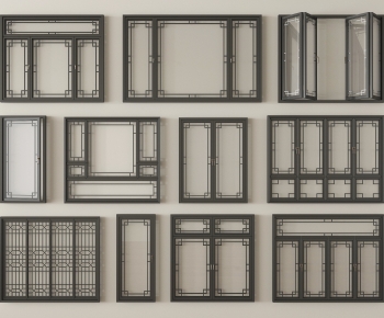 New Chinese Style Window-ID:677632092