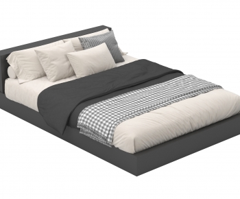 Modern Double Bed-ID:325520059