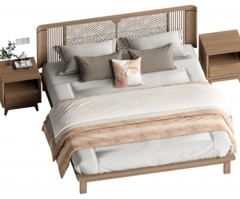 Modern Double Bed-ID:478028061
