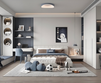 Modern Boy's Room And Son's Room-ID:520994905