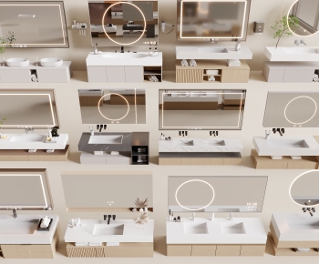 Modern Bathroom Cabinet-ID:726033933