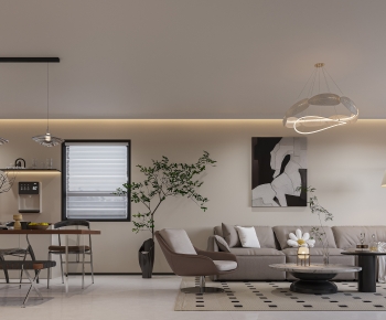 Modern A Living Room-ID:323945057