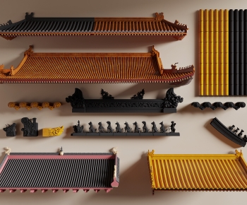 Chinese Style Building Component-ID:990426066