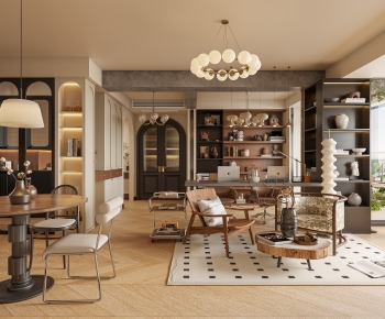 French Style A Living Room-ID:594995982