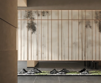 New Chinese Style Hallway-ID:133900647