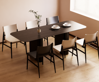 Modern Dining Table And Chairs-ID:983411079