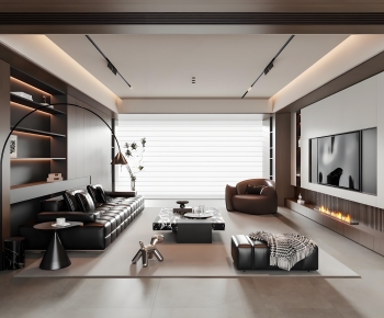 Modern A Living Room-ID:685944086