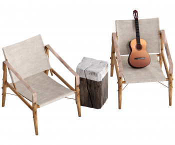 Wabi-sabi Style Lounge Chair-ID:405215981