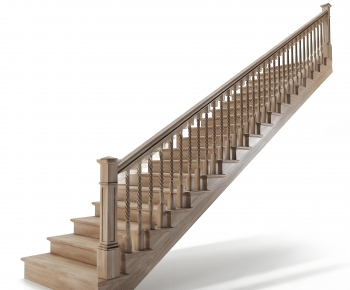 Simple European Style Staircase-ID:911026003