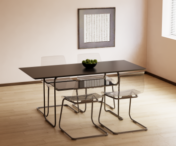 Modern Dining Table And Chairs-ID:208840416